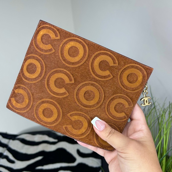 RARE CHANEL CoCo Mark Pouch Purse - Picture 1 of 9